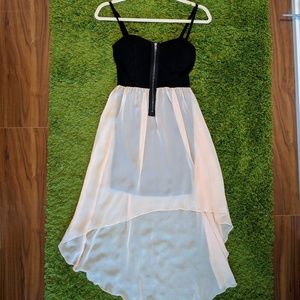 Material girl Hi Lo blush dress